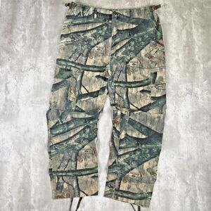 Cabela's Pants Mens 36 Camo Hunting Classic Fit Fleece Lined Zip Pockets Cargo